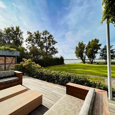 Peeneblick - Traumhaus In Exklusiver Direktlage Am Wasser Mit Eigenem Bootssteg Fuer 8 Personen Rankwitz 외부 사진